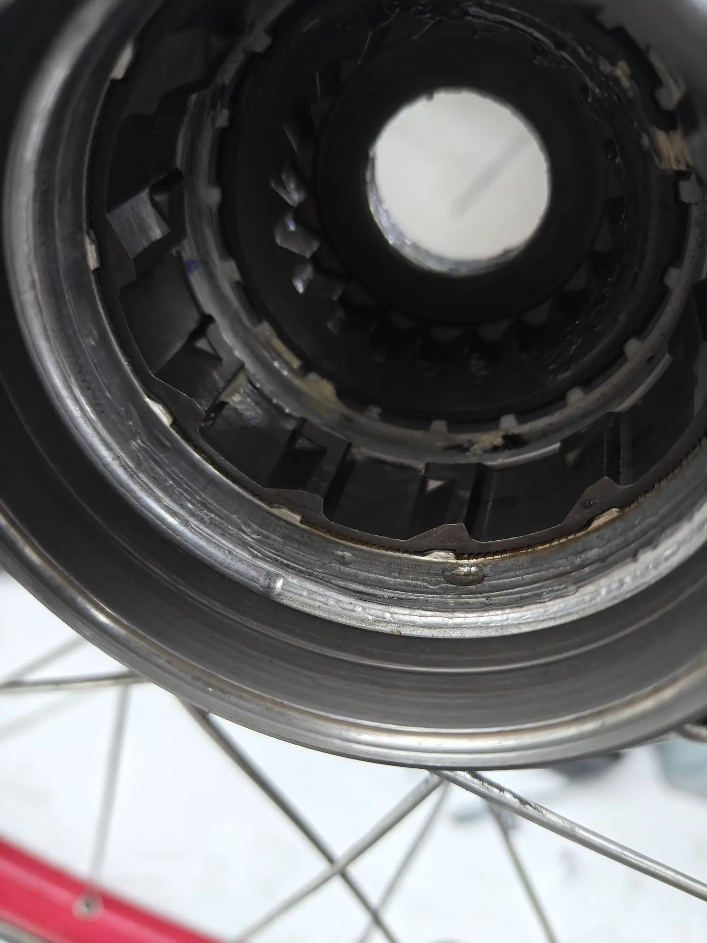 Corps de nexus déformé par les billes