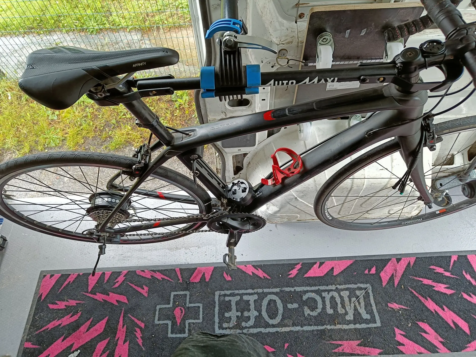 Installation Kit ozo sur axe traversant