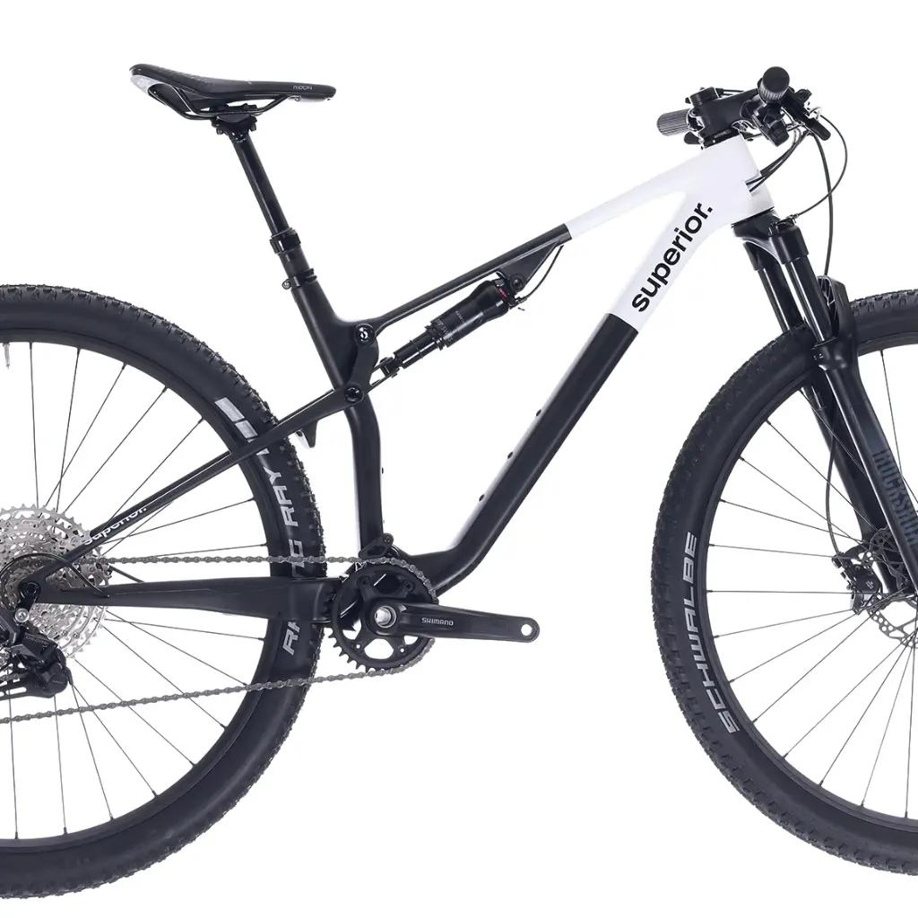 Superior MTB Fully XF 9.2 RC Matte Carbon/Blanc  (M)