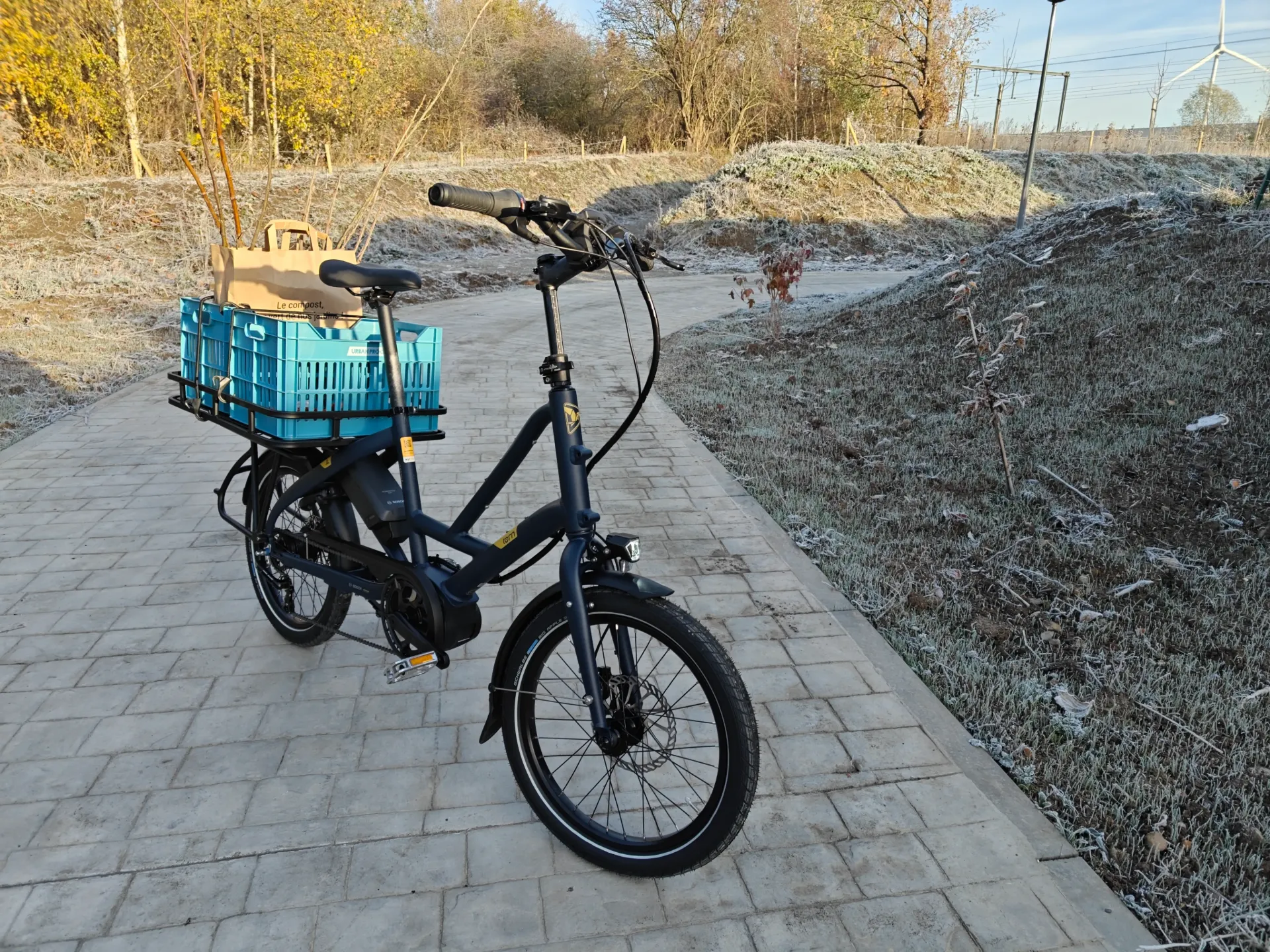 Quick Haul P5i - Longtail pour livraison/courses - Moteur Bosch - Modèle bas - Taille unique (160 - 195 cm) 