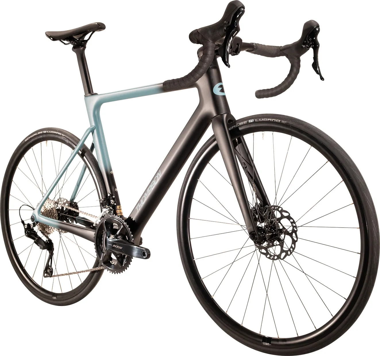 Thompson vélo route PILOTE (M, Shimano 105 12sp. Compact - 50x34 - 11-30, Aluminium, TRC ALU)
