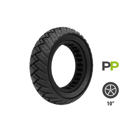 Pneu plein 10x3 - 80/65-6 - 255x80 ulip