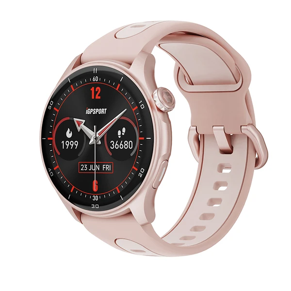 iGPSPORT LW10 ROSE- GPS/CALORIES / FREQUENCE CARDIAQUE / SOMMEIL