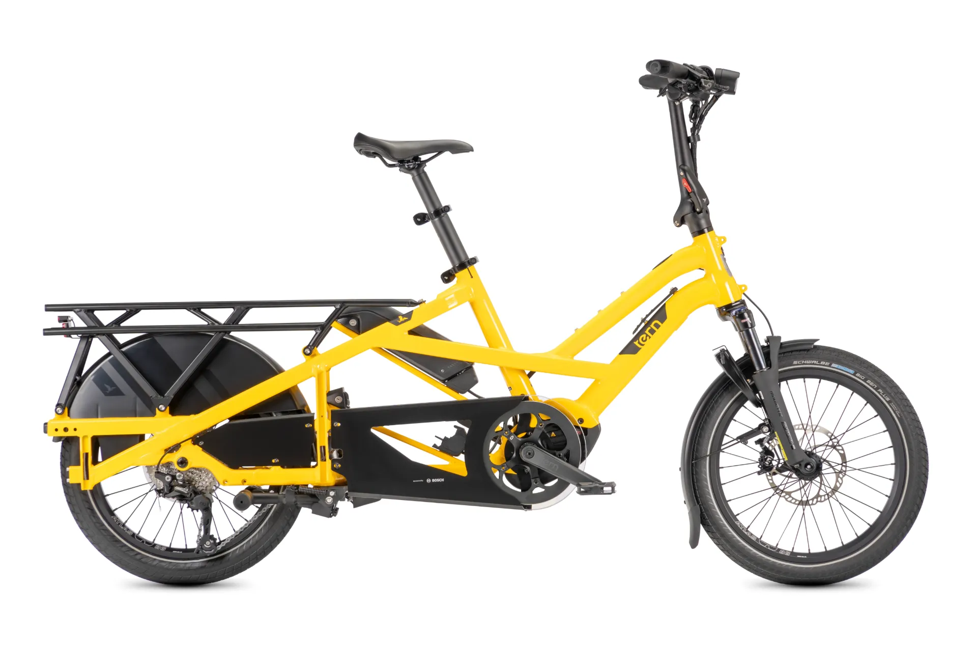 Tern GSD P10 - Deore 10V - 500 Wh - BOSCH Cargo Line (Satin Black / Light Grey)